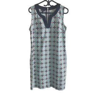 Talbots Grecian Linen-Blend Dress Size 8